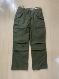 日本製【美品】ザリアルマッコイズ厚手ヒッコリーカーゴパンツw30L34 日本製【美品】ザリアルマッコイズ厚手ヒッコリーカーゴパンツ