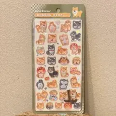 正規品　柴犬　BONBON DROP シールセット 犬