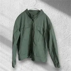 fifth ノーカラー ジャケット　グリーン　カーキ　デニムのサムネイル