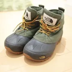 ノースフェイス スノーショット ブーツ オリーブ キッズ 20cm
