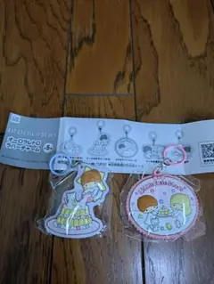 リトルツインスターズラバーチャームとエコバッグセット