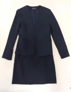 《ESPRITMUR》 ノーカラースーツ ネイビー 9号