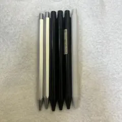 無印ボールペン 6本セット アルミ ブラック ホワイト
