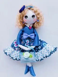 ハンドメイド❉ドールチャーム＆モノグラムくまチャーム❉バッグ
