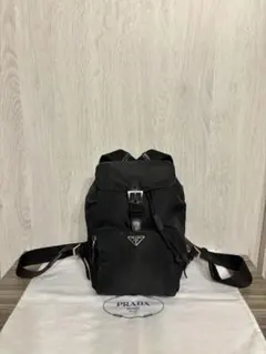 【極美品】PRADA バックパック ブラック ナップサック　archive 黒 極美品】PRADA バックパック ブラック ナップサック archive 黒 - メルカリ
