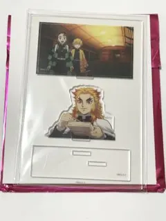 鬼滅の刃　無限列車編上映開始四周年記念カフェ　ミニジオラマアクリルスタンド