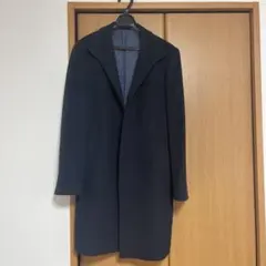 コムサデモードメン　ネイビー チェスターコート