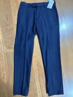 新品未使用 BEAUTY&YOUTH サキソニー ノープリーツ スリムパンツ