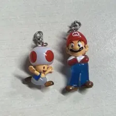スーパーマリオ めじるしアクセサリー マリオ キノピオ
