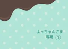 よっちゃんさま専用①