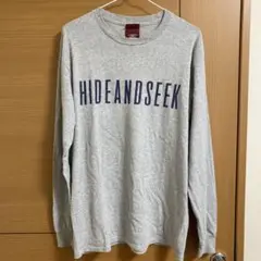 Hide & Seek グレー ロングスリーブ M