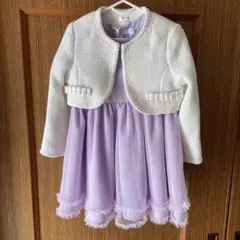 フォーマルワンピース　パープル　110