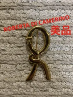 ROBERTA DI CAMERINO ブローチ ゴールドカラー　美品のサムネイル