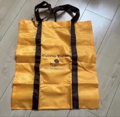 折りたたみエコバッグ　新品　オレンジ　縦約43cm横約38cm　業務スーパー