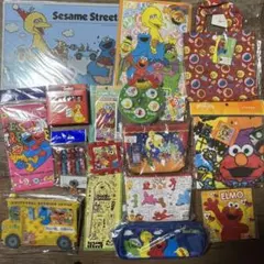 セサミストリート　USJグッズ＆ポーチ、小物、タオル、文具などセット