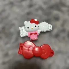 マクドナルド　マック　ハッピーセット　キティ 浴衣キティのふくろとめクリップ