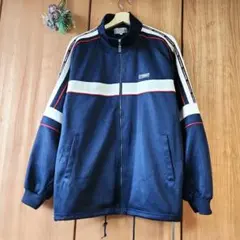 ☘️【ケイパ】メンズ トラックジャケット メッシュ ジャージ ネイビー