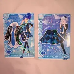 ブラックストライプジャケット　ダイヤモンドチェックスカート