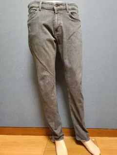 BOSS グレー スリムフィット デニムジーンズのサムネイル