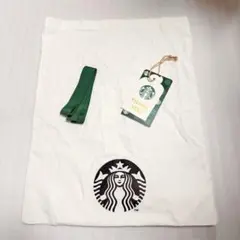 スタバ　ギフト　袋　ラッピング　ギフトバック　布袋　メッセージカード付