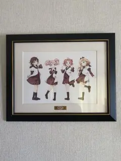 ゆるゆり 直筆サイン入りアートグラフ B なもり画業15周年記念作品展