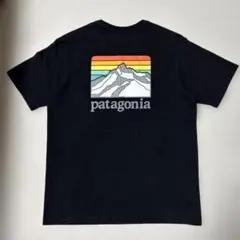 パタゴニア　バックプリントブラックTシャツ XS