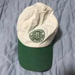 GAP キャップ 帽子 ホワイト グリーン