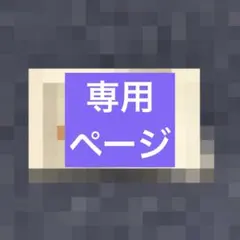 ※専用ページ※