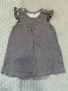 UNIQLO ベビーチェック柄ワンピース　70cm