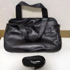 box21 ブラックレザーショルダーバッグのサムネイル