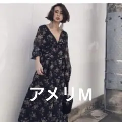 【遥花】[美品] Ameri Vintage ワンピース ドレス 黒 楽天市場】レース ワンピース ハイネック 花柄 パーティードレス