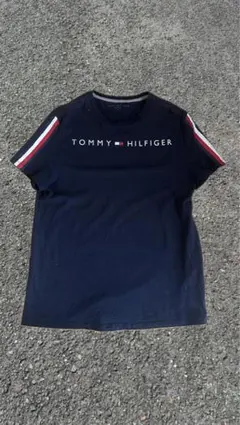 TOMMY HILFIGER ネイビー TシャツSWAG Tシャツ y2k