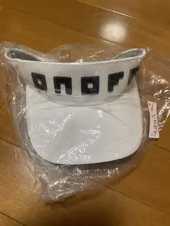 ONOFF 新品 未使用 ホワイト バイザー