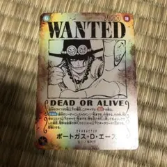 ワンピースカード　エース　手配書　spカード