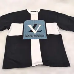 あ*さ様 LOUIS VERSUS /ルイバーサス ロゴ刺繍・ワッペンＴシャツのサムネイル