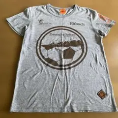 サッカーフットサルHübschTシャツ Deutsche Spitze ブラウン