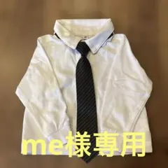 西松屋　ホワイト　白　長袖ポロシャツ 90