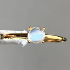 ムーンストーンのカボションリング261008