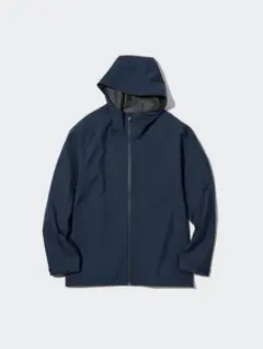 ユニクロ　ブロックテックパーカー胸ポケ付き