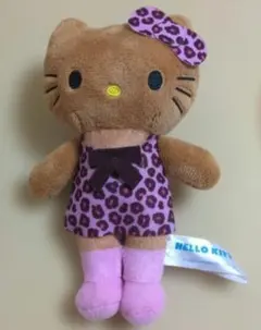 ハローキティ ヒョウ柄マスコット