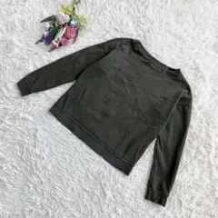 『UNIQLO』ユニクロ　長袖スウェット　トレーナー　裏起毛　ラウンドネック