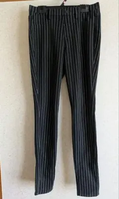 UNIQLO ストライプスキニーパンツ
