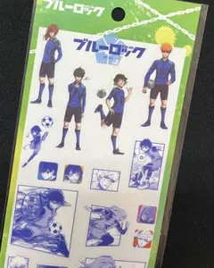 ブルーロック　平面ステッカー グリーン 蜂楽廻 千切豹馬 潔世一