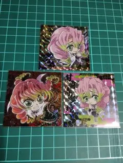 鬼滅の刃にふぉるめーしょんステッカー甘露寺蜜璃3枚セット(開封済み)