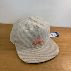 adidas キャップ　ベージュ　XLサイズ60〜63cm