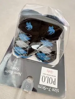 未使用品⭐︎POLO ベビー靴下 7-9cm