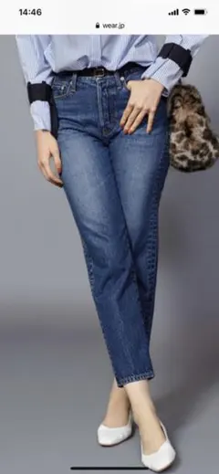 ビューティー&ユース　スリムストレートデニム