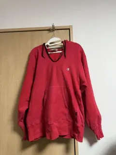 Champion リバースウィーブフーディ目つき刺 繍タグLサイズ90S