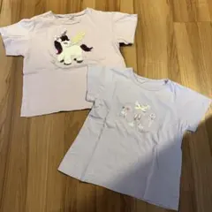 petit main anyfam Tシャツ 2枚セット 120cm
