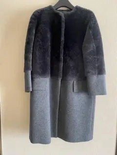 25年 美品 ティッカ TICCA WOOLファーロングコート 定価6.9 - メルカリ